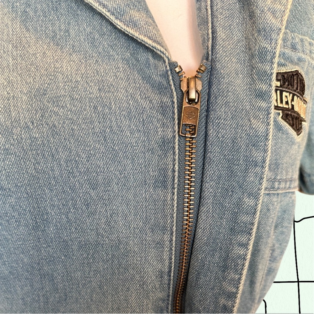 Harley-Davidson Denim Jumpsuit - Picture 6 of 10